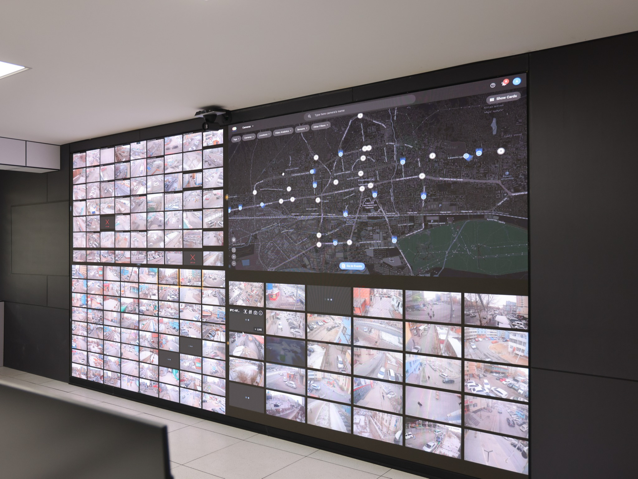 Unified Traffic Surveillance center operates